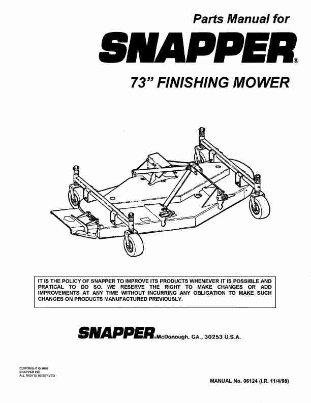 Snapper Lawn Mower 06124-page_pdf